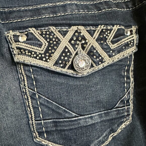 Day Trip,Virgo Bootcut,Women's Blue Jeans 30 R - Picture 3 of 16